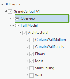 Revenez à l’option Overview (Vue d’ensemble).