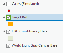 Target Risk レイヤーをオンにします。