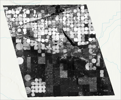 嵐の前と後の SAVI レイヤー