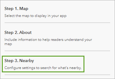 ステップ 3. 近傍オプション