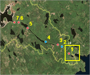 サケの移動のための河川の接続 Learn Arcgis