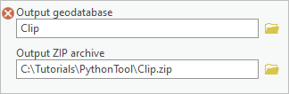 接尾辞 ZIP が追加される。