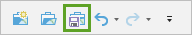 クイック アクセス ツールバーの保存ボタン