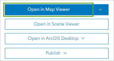 すべての編集権限を使用して Map Viewer Classic で開くオプション