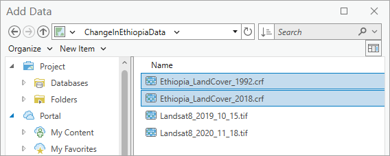 データの追加ウィンドウ