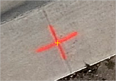 黄色いリンク マーカー