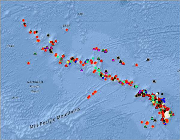 Noaa の深海珊瑚データベースの探索 Learn Arcgis