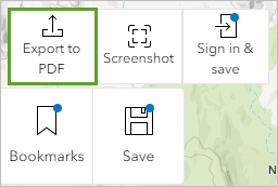 PDF にエクスポート ボタン