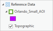 オフになった Orlando_Small_AOI レイヤー