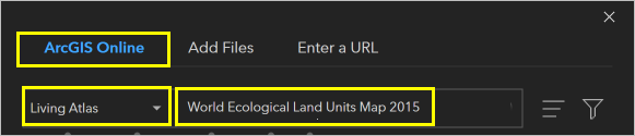 [World Ecological Land Units Map 2015] の検索
