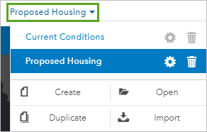 [Proposed Housing] シナリオがアクティブになっている状態