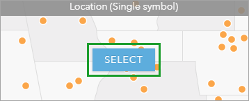 場所 (単一シンボル) 描画スタイル