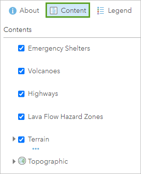 マップ コンテンツ