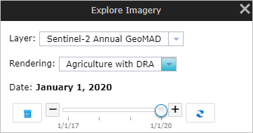 Explore Imageryオプション