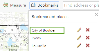 [City of Boulder] ブックマーク