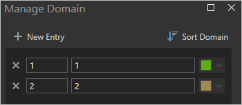 2 つの新しいエントリ