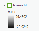 Terrain レイヤーの無効化