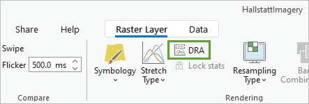 DRA ボタン