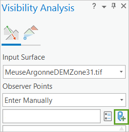 [Observer Map Point Tool] ボタン