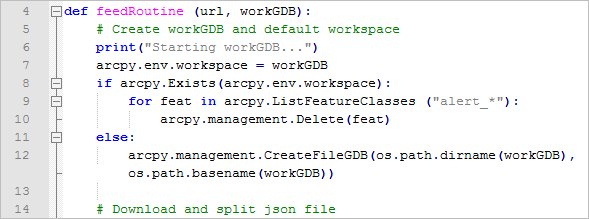 Python を使用したリアルタイム データの更新 Learn Arcgis