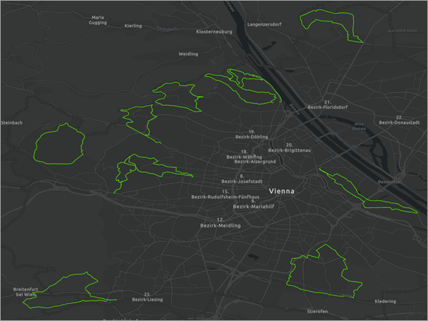 Слой Vienna City Trails