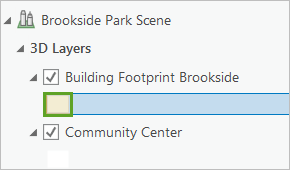 Символ для слоя Building Footprint Brookside