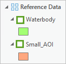 Слои Small _AOI и Waterbody выключены.