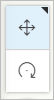 Кнопки Переместить и Повернуть