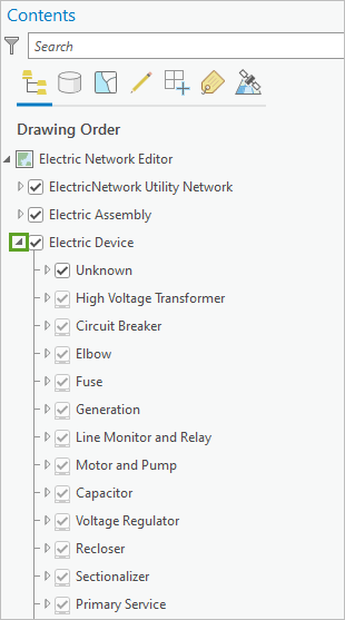 Слой Electric Device