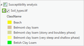 Развернутый слой Soil_types.tif