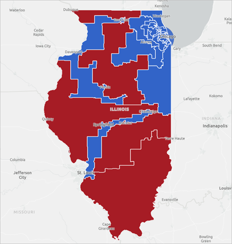 Обновленный стиль карты 118th Congressional District