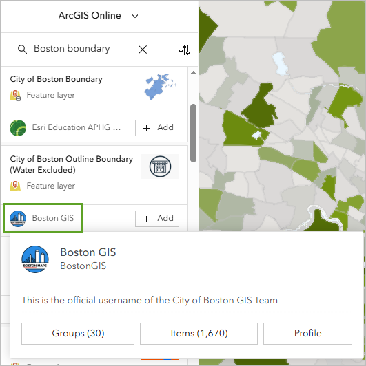 Boston GIS 账户