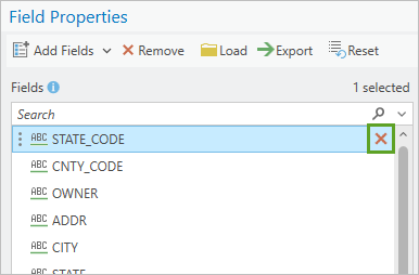 移除 STATE_CODE 字段