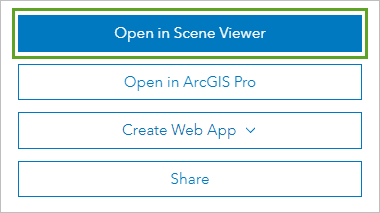 项目页面中的“在 Scene Viewer 中打开”