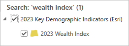 “2023 年财富指数”变量