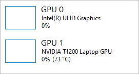 列出两个 GPU