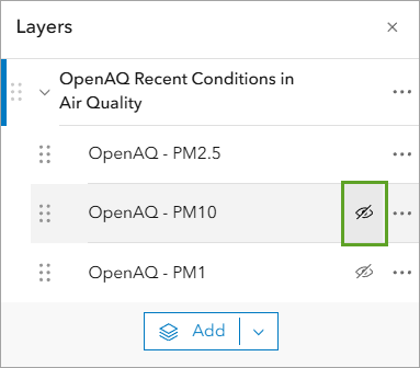 图层可见性按钮