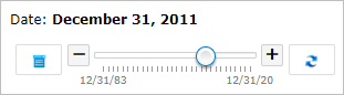 时间滑块已设置为 2011 年 12 月 31 日