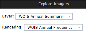 WOfS Annual Summary 选项