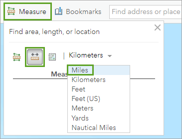 设置测量单位。