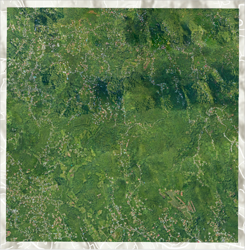 地图上的 Grenada_aerial_imagery 图层