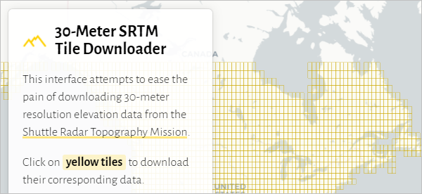 30 米 SRTM 切片下载器