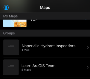 Naperville Hydrant Inspectors 群组中的地图