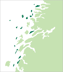 挪威地图的详细信息