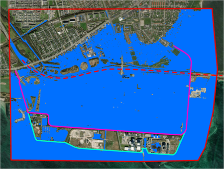 创建沿海洪水泛滥影响模型| Learn ArcGIS