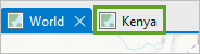 肯尼亚地图选项卡