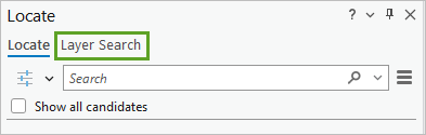 “图层搜索”选项卡