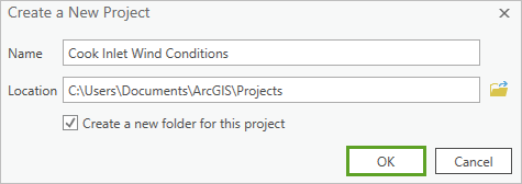 保存新建 ArcGIS Pro 工程。