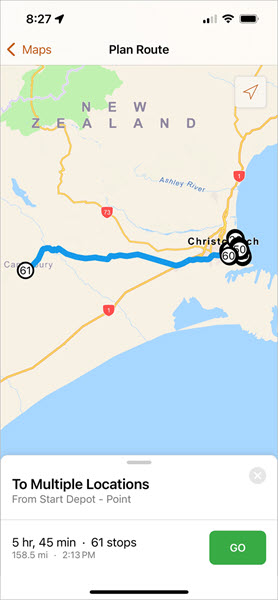 路径已添加到 ArcGIS Navigator