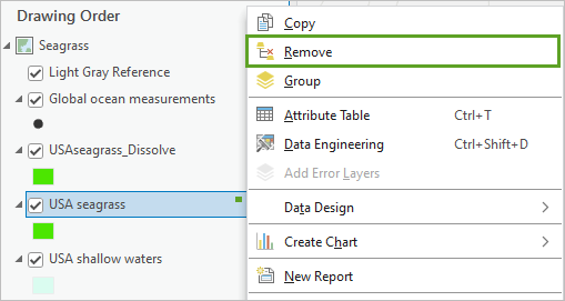 移除 USA seagrass 图层。